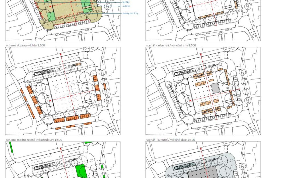 Zbraslavské náměstí - Praha Zbraslav Zbraslav Square - Zbraslav